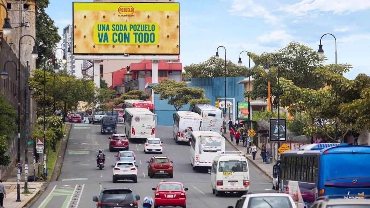 Un cartel de JCDecaux.