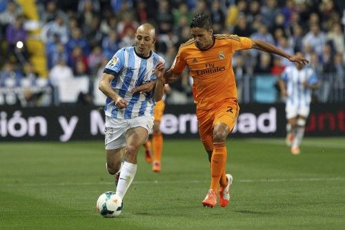 Imágenes del partido de Liga entre Málaga y Real Madrid