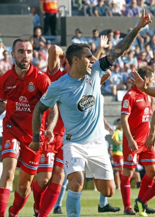 Las mejores fotografías del primer partido de Liga que midió a celestes y a pericos en Balaídos.