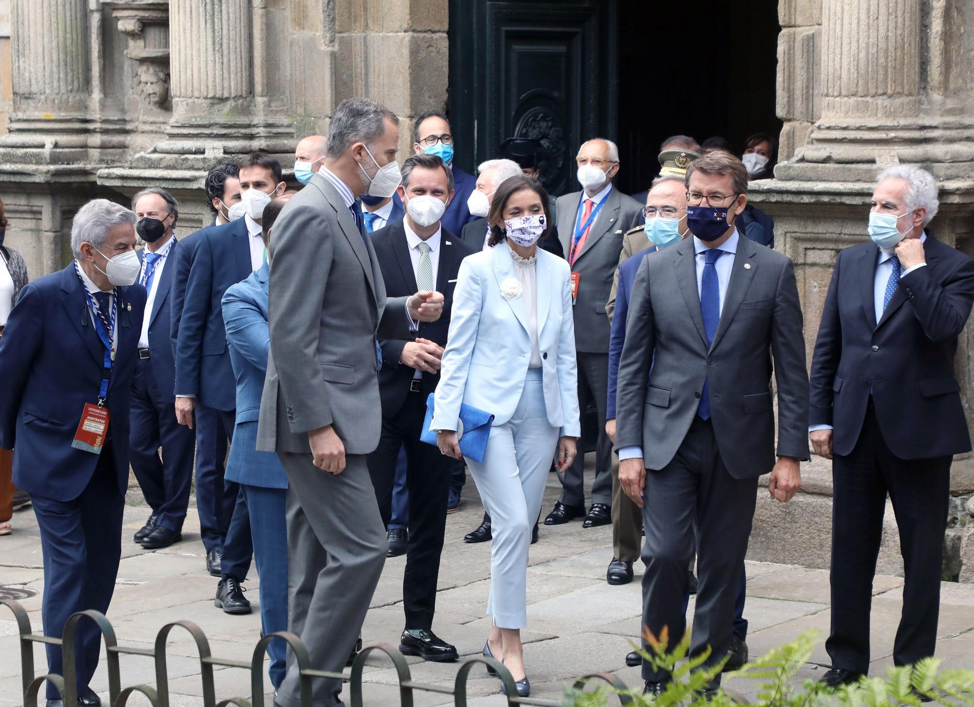 El rey Felipe VI inaugura el I Congreso Mundial Xacobeo en Santiago