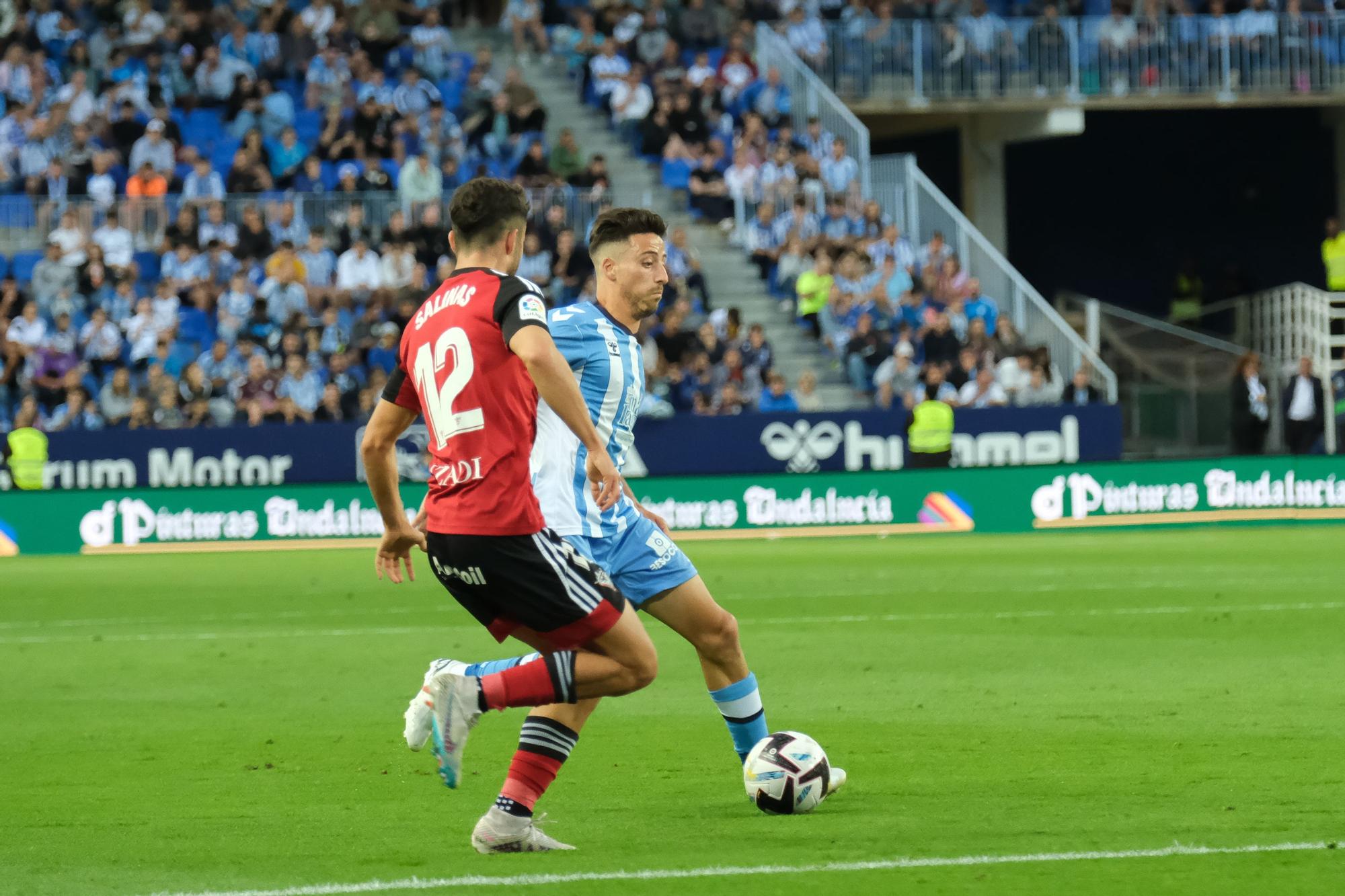 El Málaga CF - CD Mirandés, en imágenes