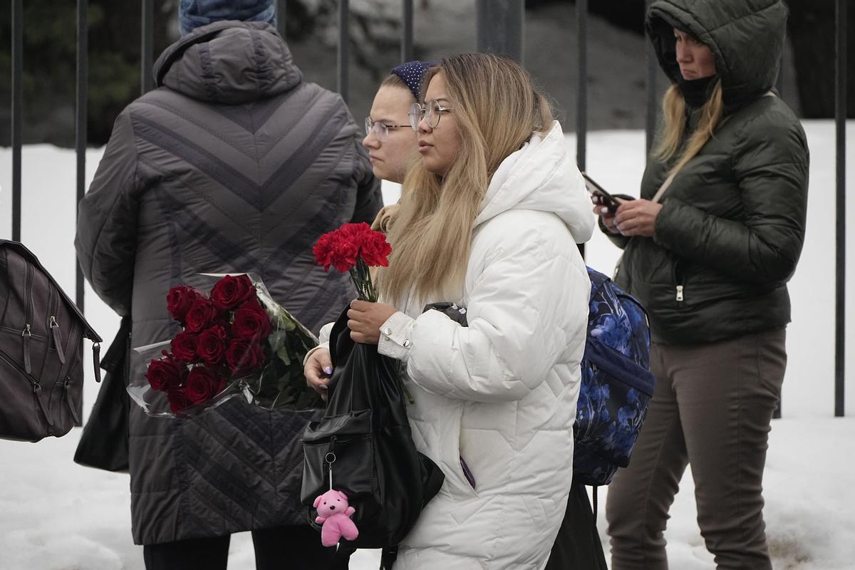 Funeral y ceremonia de despedida del político opositor ruso Alexei Navalny en Moscú