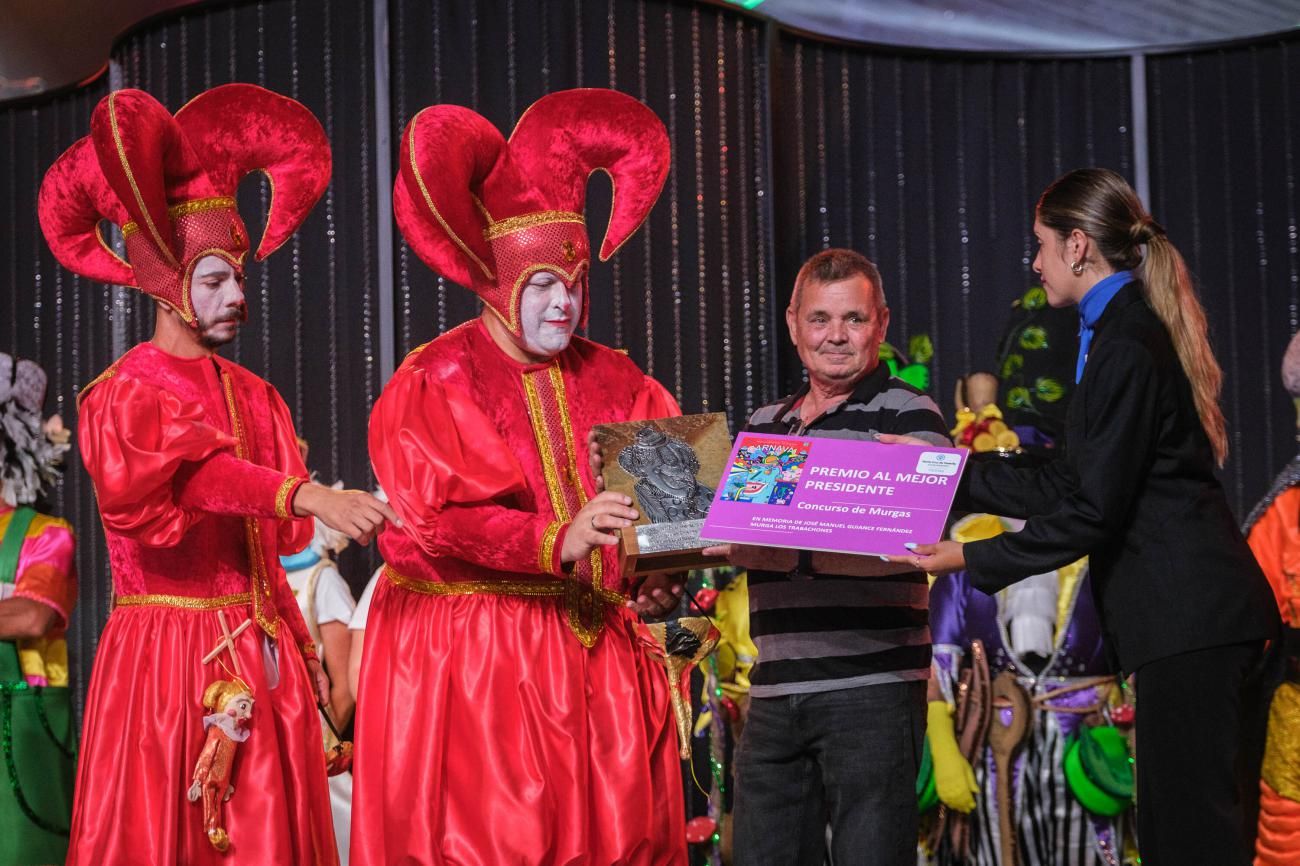 Ganadores del concurso de murgas del Carnaval de Santa Cruz de Tenerife 2022