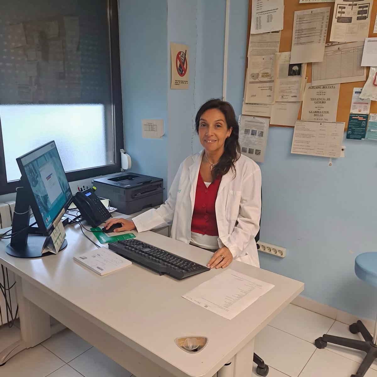 María José Herraiz, en la consulta de Lafortunada.