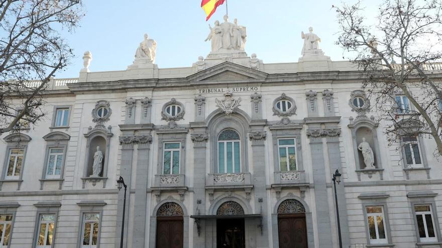 Fachada del Tribunal Supremo.