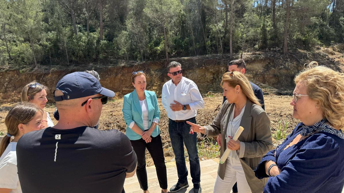 Visita a la zona del barranc a Godelleta