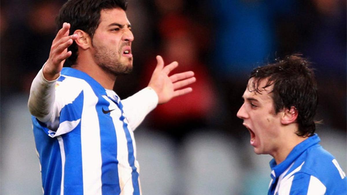 Vela y Pardo, dos de las armas de la Real en el asalto al Bernabéu