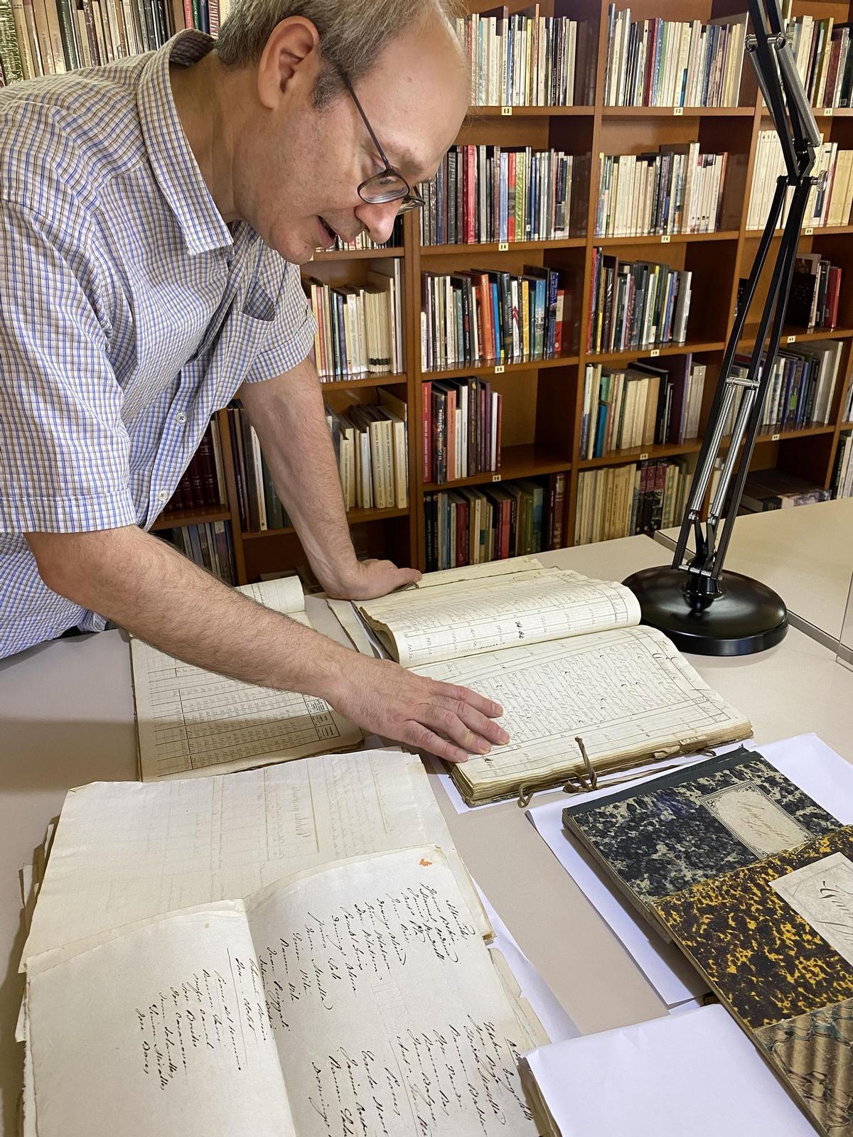 Jordi Torner a l'Arxiu Comarcal