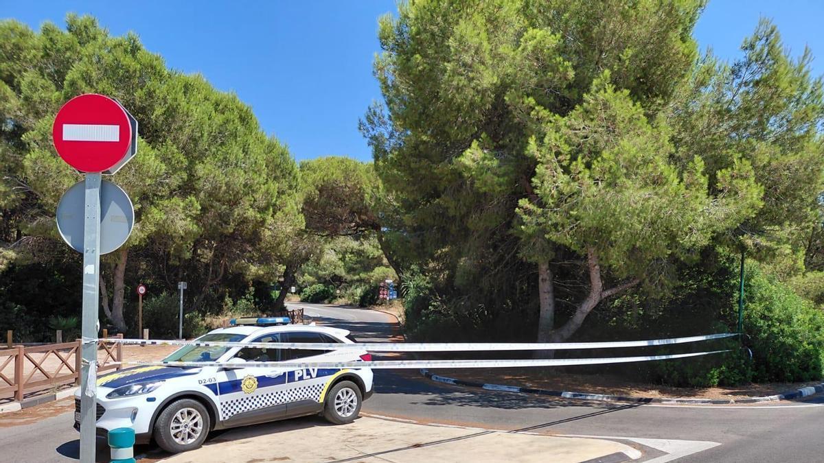 La Policía Local de València corta los accesos al parque natural