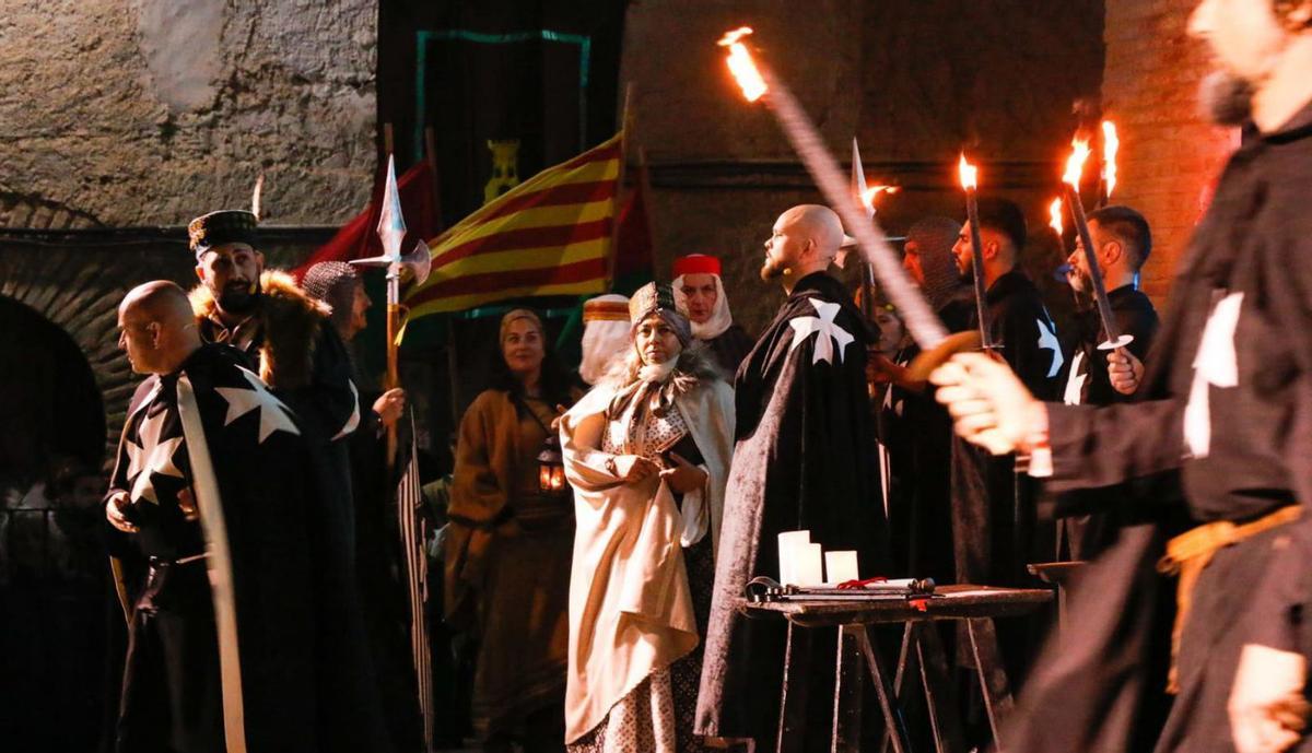 La jornada contó con una representación medieval que fue interpretada ante más de 250 espectadores.  | @EUPHOTOPASION