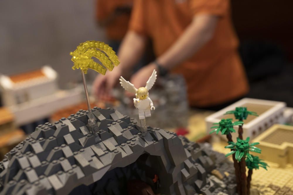 Montaje del Lego Belén en el Museo Etnográfico