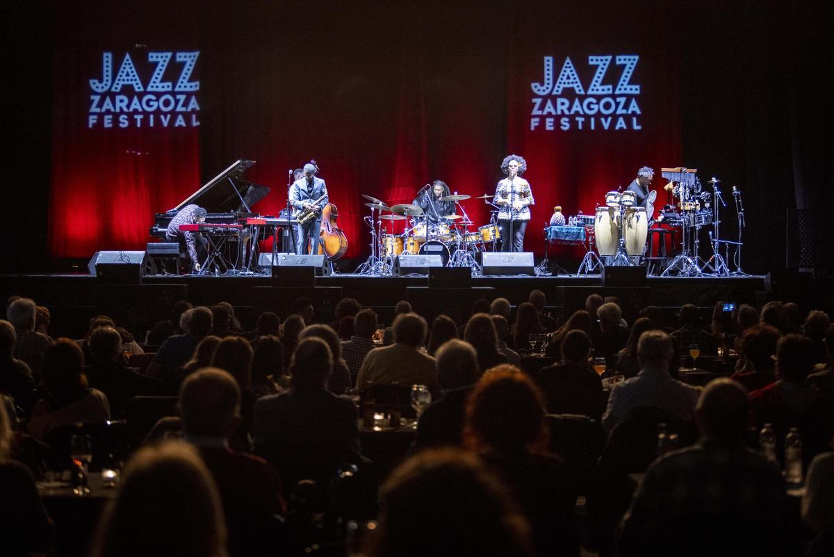 Garrett actuó en la segunda jornada del Festival de Jazz de Zaragoza.