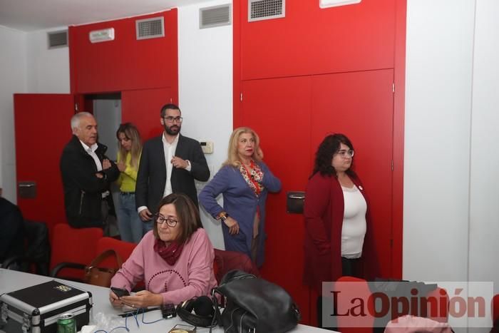 Así fue la noche electoral en la sede del PSOE en la Región de Murcia