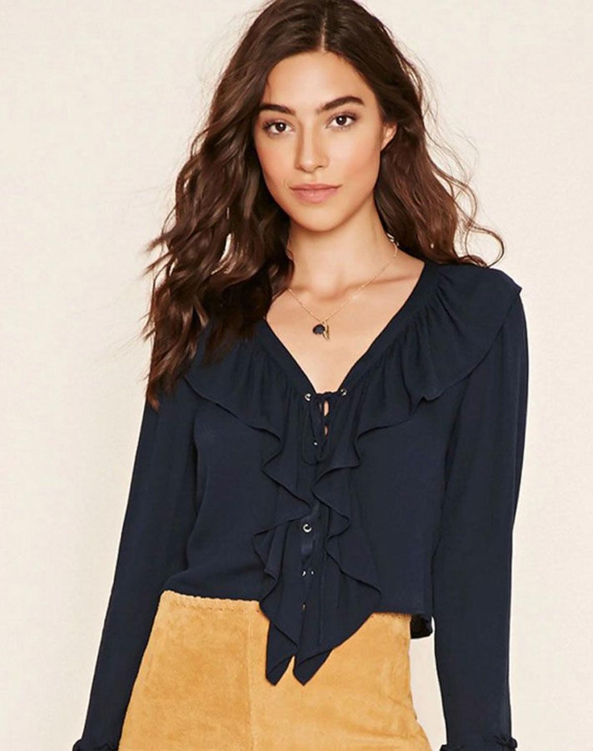 Blusa de volantes de Forever 21