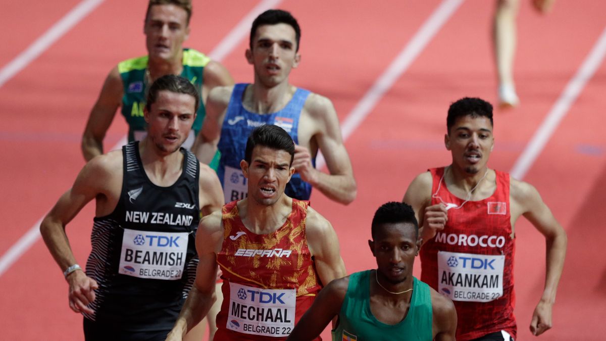 Adel Mechaal, en el Mundial bajo techo de Belgrado