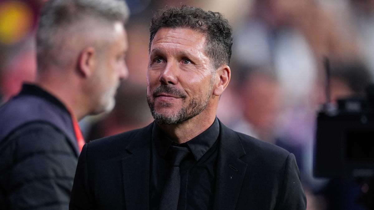 Diego Simeone, entrenador del Atlético de Madrid