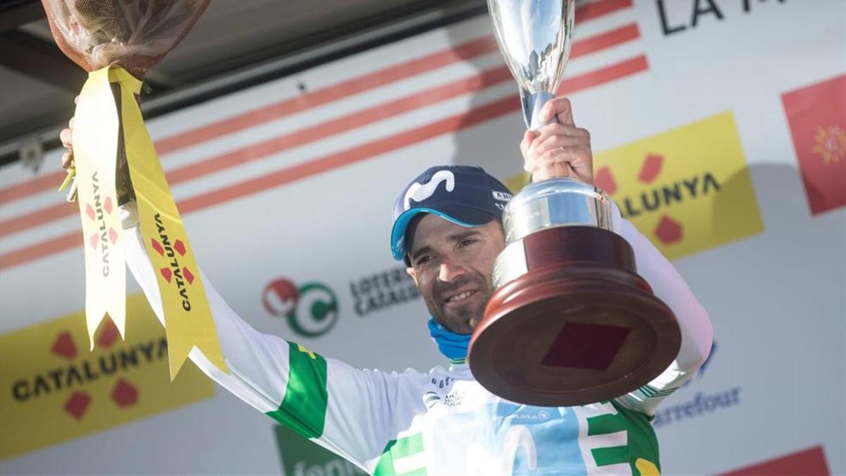 Alejandro Valverde recuperó ayer el maillot de líder