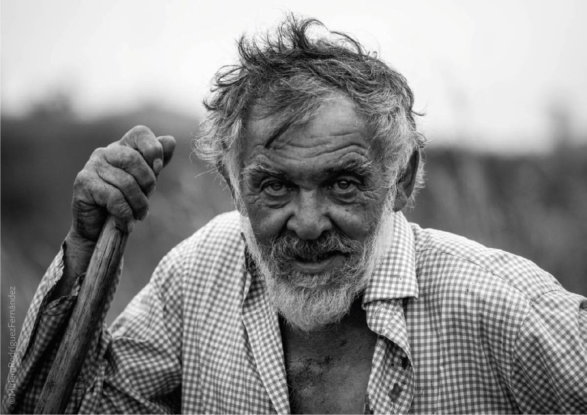 Pepín Valdés Ramírez, uno de los protagonistas de la obra fotográfica de Miriam Rodríguez