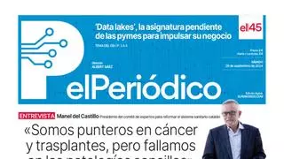 La portada de EL PERIÓDICO del 28 de septiembre de 2024
