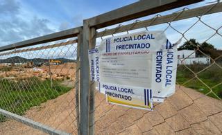 Paralizadas las obras de extracción de tierra de la autovía del aeropuerto de Ibiza por falta de licencia