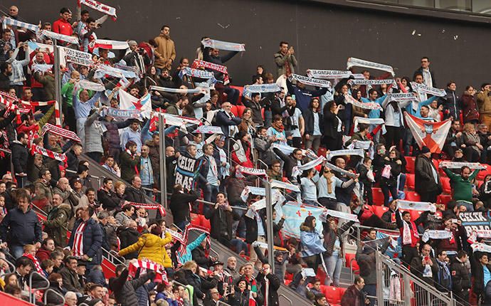 Las mejores fotografías de la visita al nuevo San Mamés de los celestes.