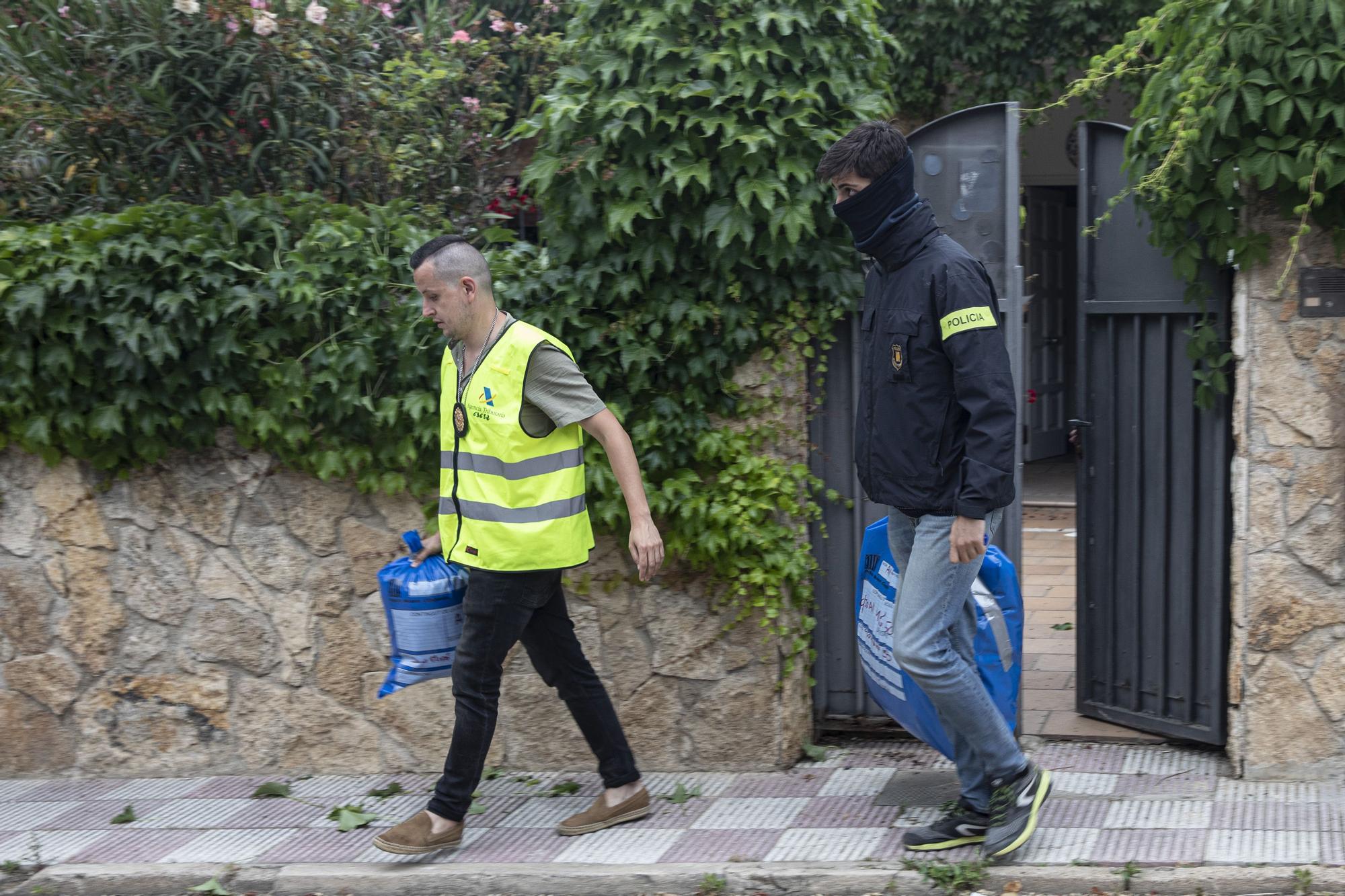 Operació policial contra una banda de tràfic i cultiu de droga a Girona