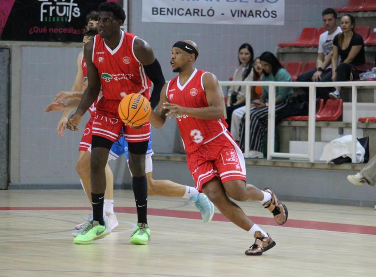El jugador del Benicarló durante un partido.