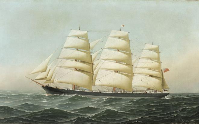 Joseph Conrad navegó en los rápidos veleros Clíper.