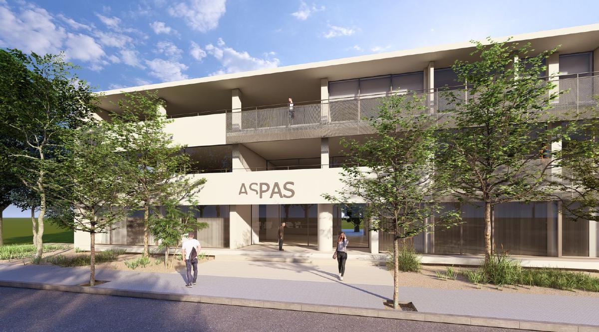 Recreación del futuro complejo que construirá la Fundación Aspas.