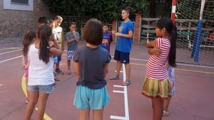 Primer día del Casal Social Vedruna, el verano pasado.