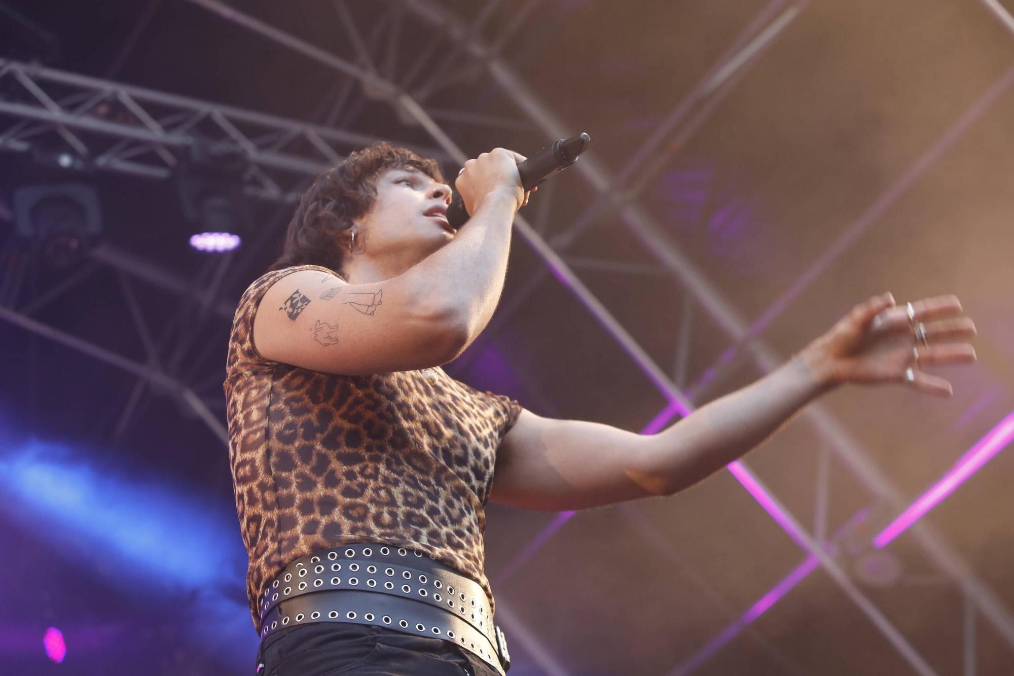 Leo Rizzi Dc El concierto de Leo Rizzi en la Plaza Mayor de Gijón, en imágenes