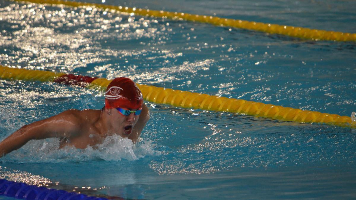 Iván Romero, en competición.