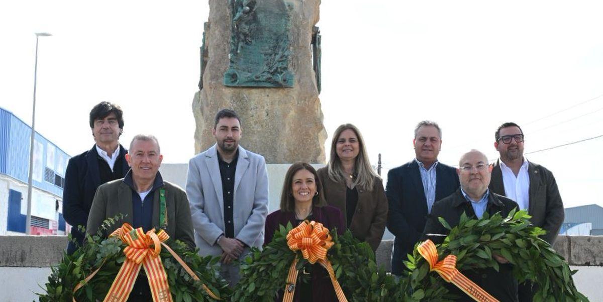Autoridades de Almassora, Vila-real y Castelló han rendido homenaje a los héroes de la Guerra de la Independencia.