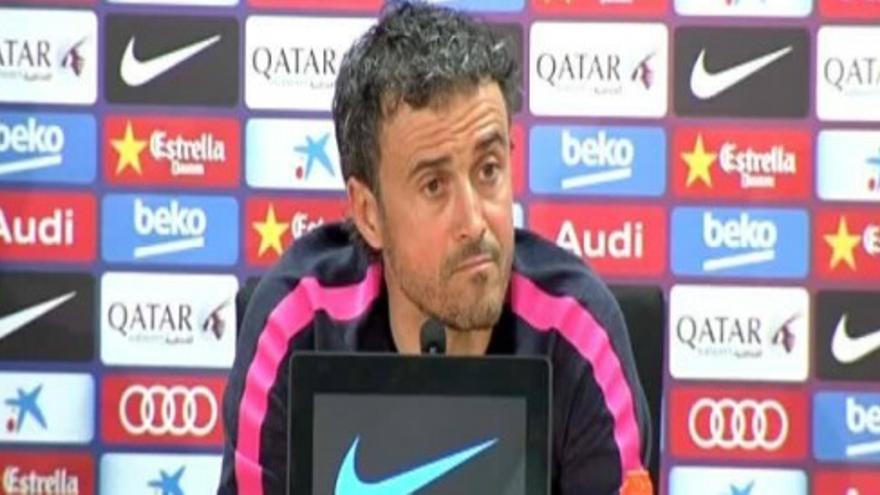 Luis Enrique: "Debemos ganar para no depender de nadie"