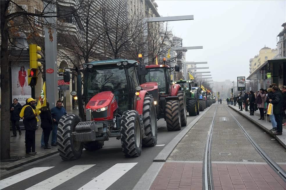 La Tractorada toma Zaragoza