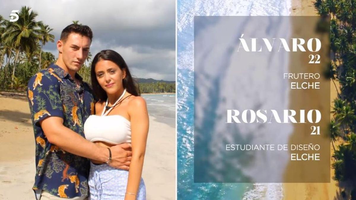 Álvaro y Rosario, la pareja ilicitana de &quot;La Isla de las Tentaciones 4&quot;