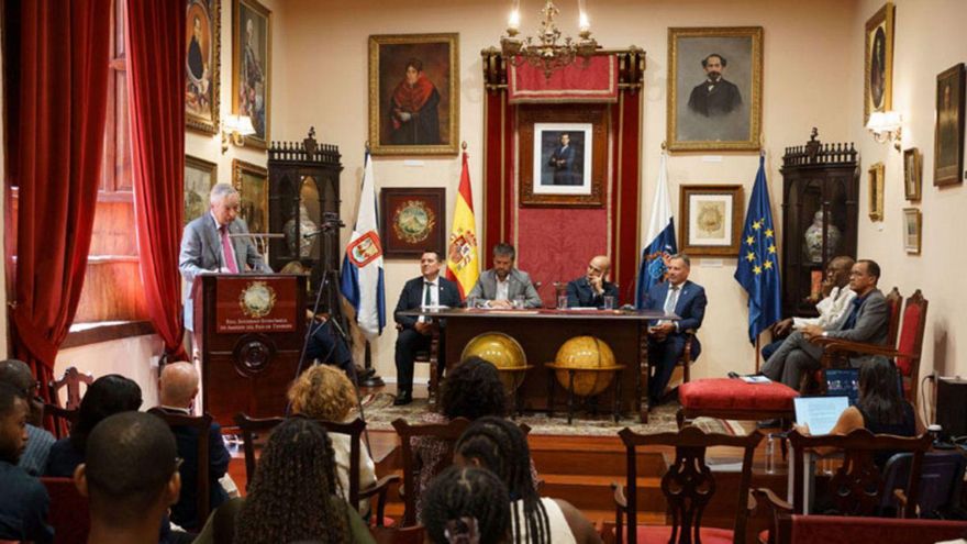 Un instante de la clausura de la presente edición de Campus África.