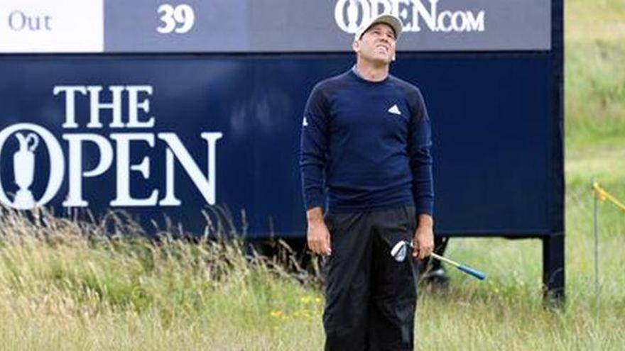 Sergio García se hunde en el British Open y se aleja del líder