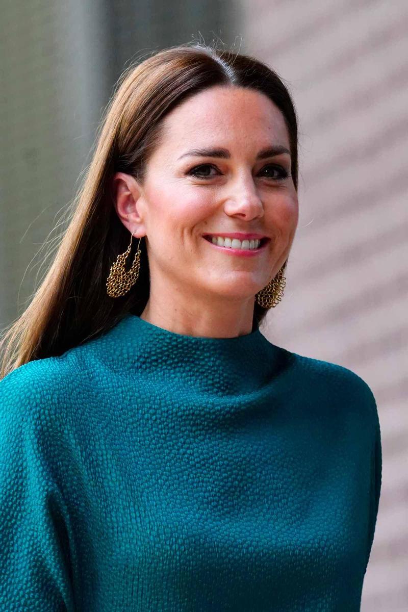 El beauty look de Kate Middleton en su visita al Museo de Diseño de Londres