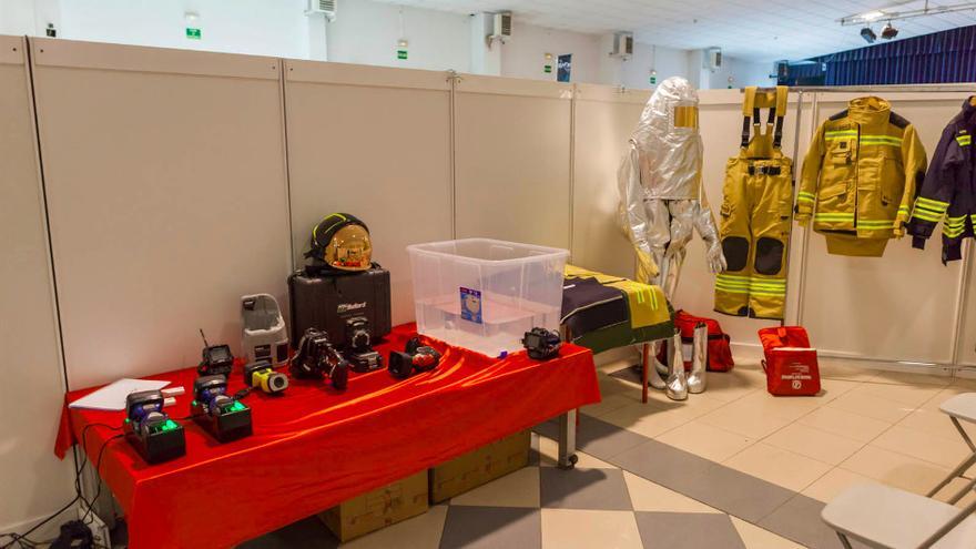 Equipo de trabajo de los bomberos forestales.