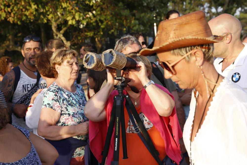 Vigo fue el mejor lugar de la Península para disfrutar del eclipse de sol