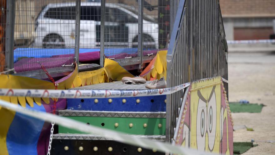 Buscan al feriante propietario de la cama elástica donde murió la niña en Alquerías