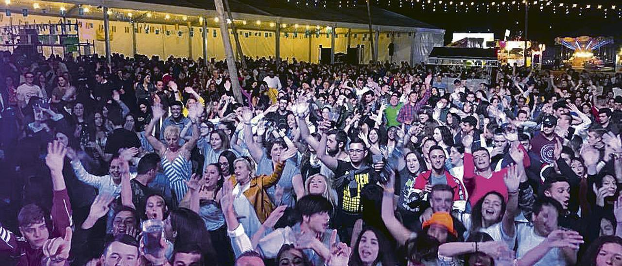 Ambiente en las fiestas de San Claudio del pasado año.