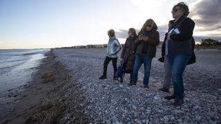 «El sur de la playa de Almardà en 2019 era idílico; ahora, es un pedregal»