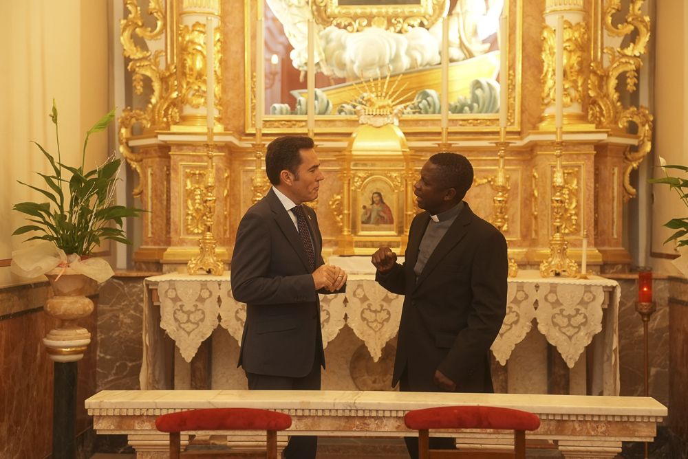 Ceremonia de bienvenida al nuevo párroco de Canet d'En Berenguer