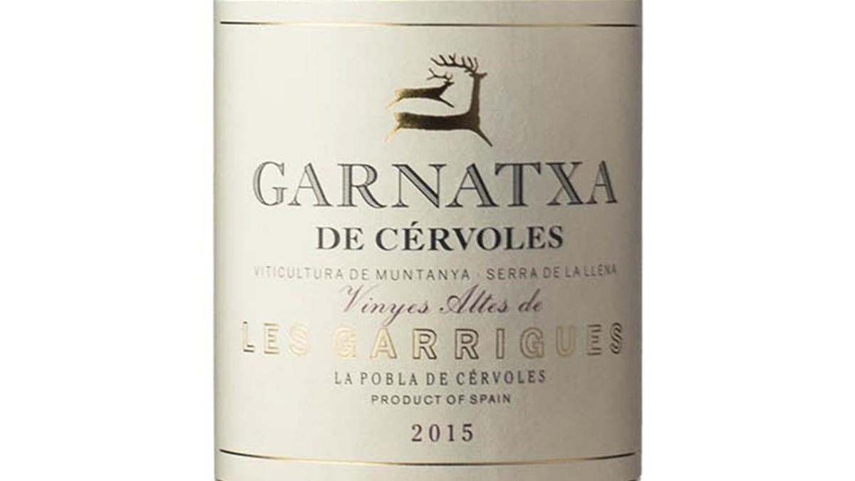 Cérvoles Garnatxa 2015, Garnacha de Costers del Segre