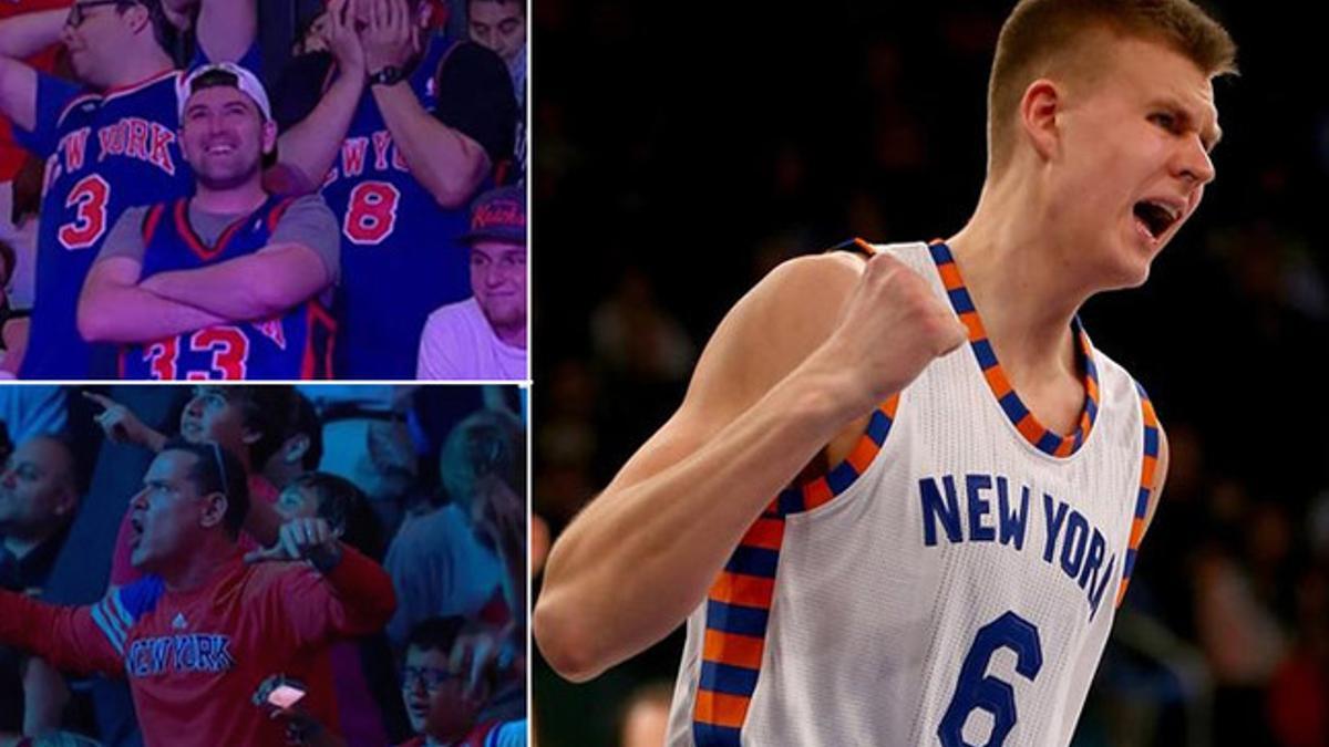 Porzingis se ha ganado el respeto del Madison Square Garden