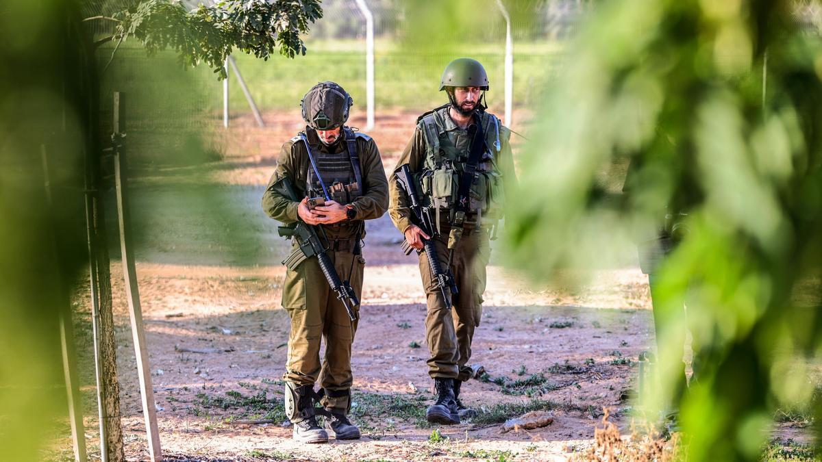 Visita al kibutz Holit, en el sur de Israel, atacado por Hamas