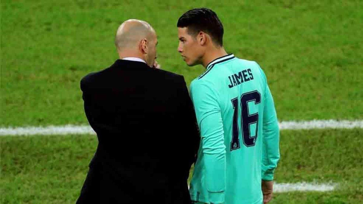 James nunca ha sido del agrado de Zidane