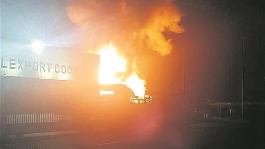 Más vigilancia en Nulexport por sospechas de fuego provocado